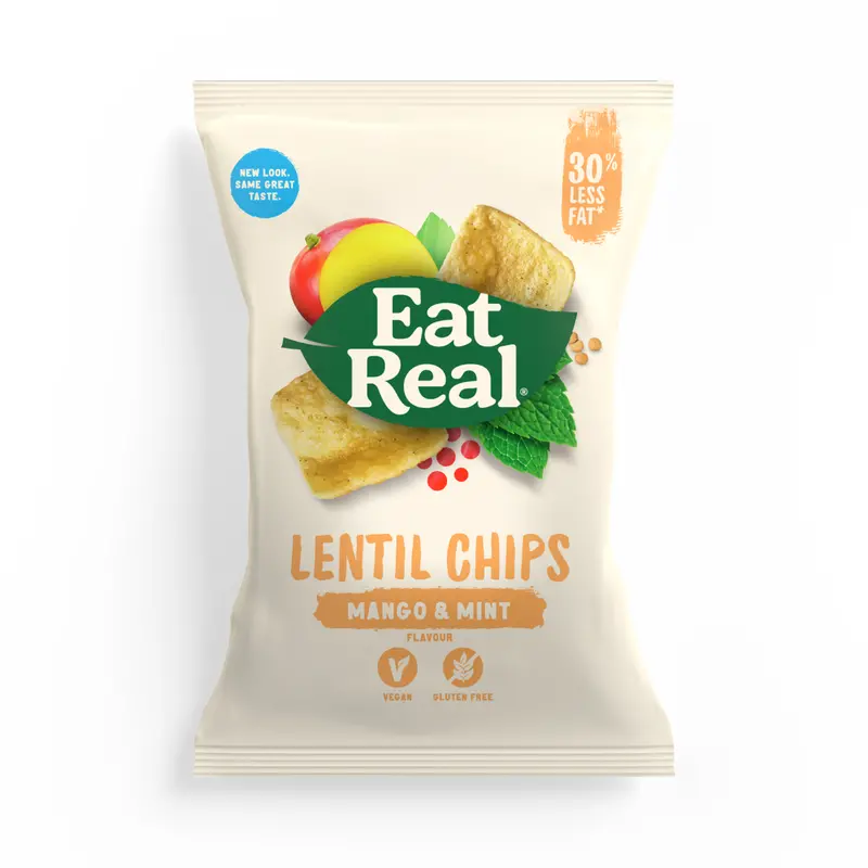 Eat Real Mango Mint Lentil Chips – 113G Bags (10 Count) 1