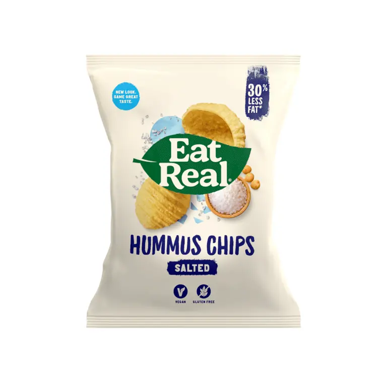 Eat Real Sea Salt Hummus Chips – 12-Pack (45G Each) 1