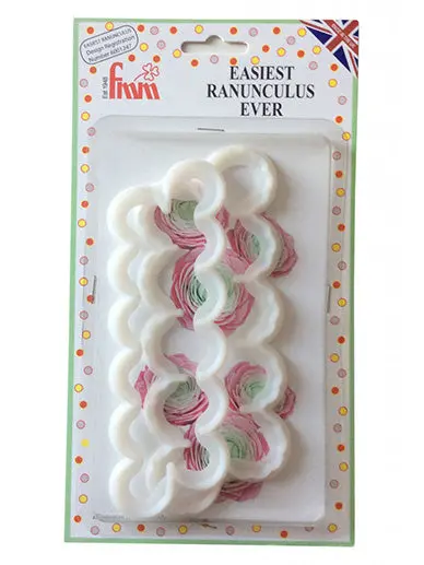 Effortless Ranunculus Flower Cookie Cutter Set 1