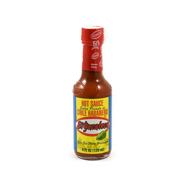 El Yucateco Habanero Red Hot Sauce, 120Ml 1