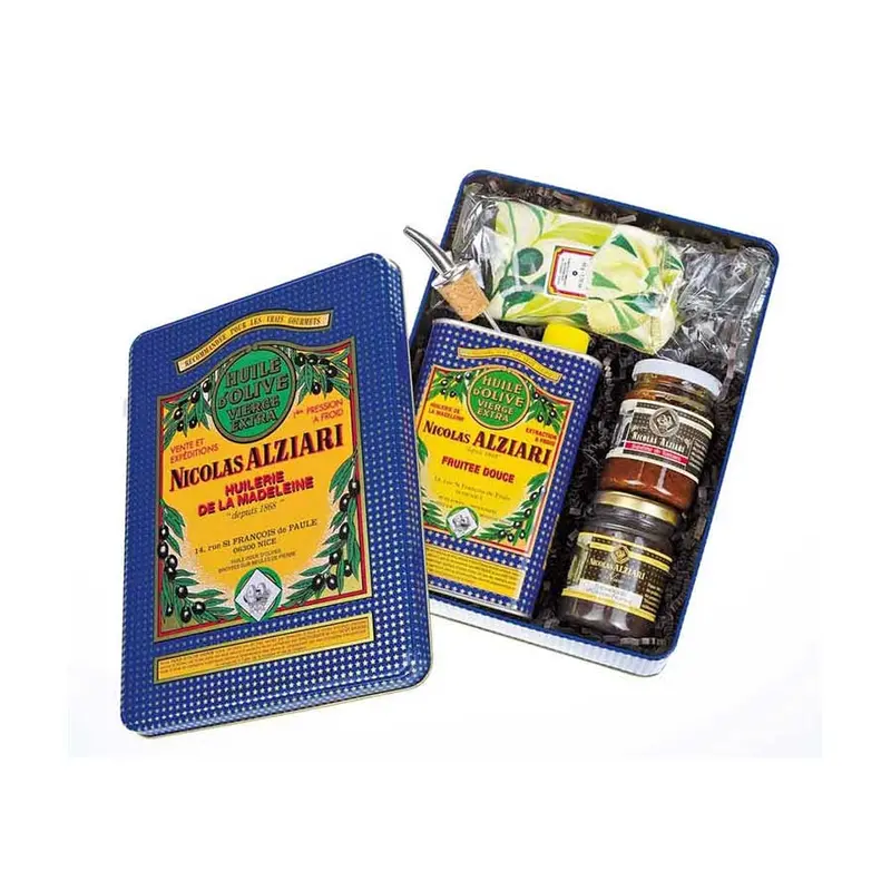 Elegant Nicolas Alziari Provence Olive Oil Gift Box 1
