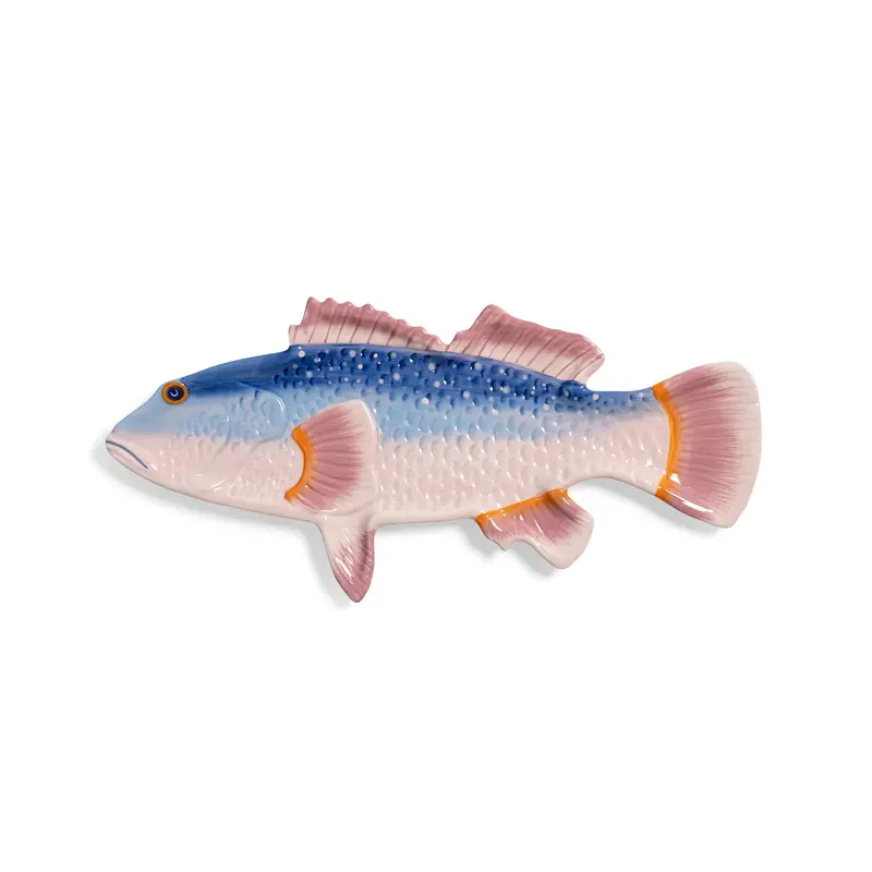 Elegant Perch-Fish-Shaped Serving Platter – 38Cm Long 1