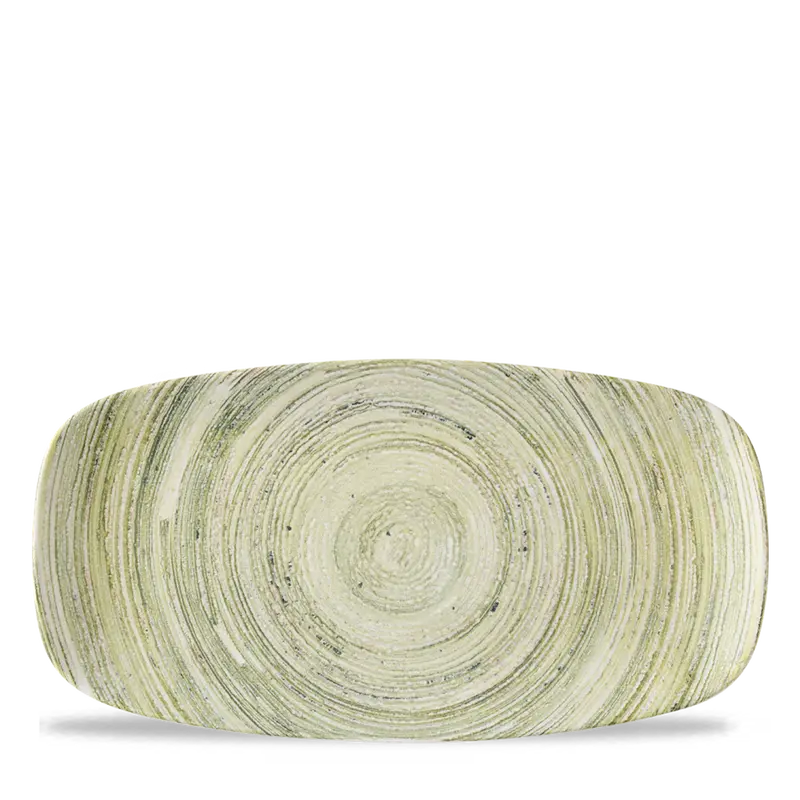Elements Fern Chef’S Oblong Plate – 11.75 X 6 Inch, Pack Of 12 1