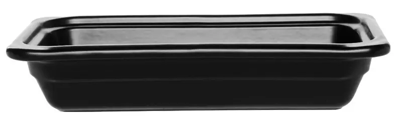 Emile Henry Black Ceramic Container – 1/3 Size, 65Mm Depth 1
