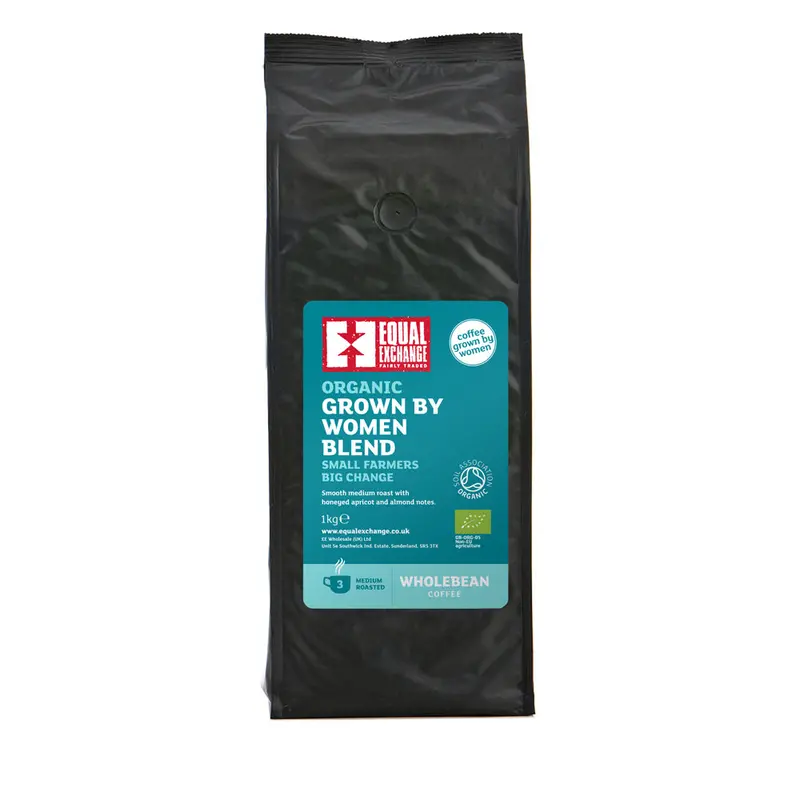 Equal Exchange Women Farmers Whole Bean Coffee – Ethically Sourced (8 X 200G) 1