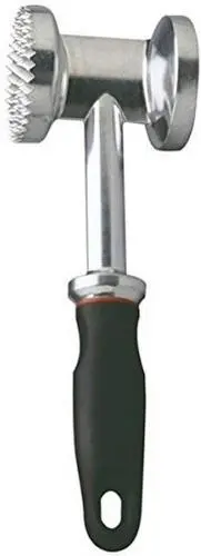 Ergonomic Meat Tenderizer With Textured Grip Handle 1