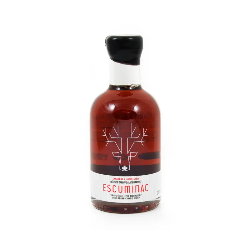 Escuminac Late-Harvest Amber Maple Syrup – 200Ml Rich, Complex Finish 1