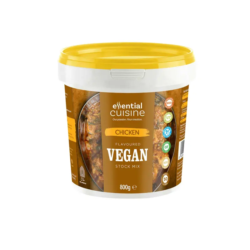 Essential Cuisine Vegan Chicken-Flavored Stock – Dairy-Free Alternative, 800G 1