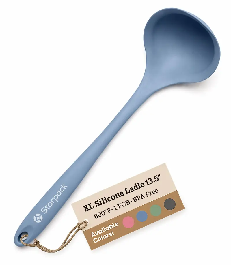 Extra-Large Silicone Soup Ladle 1