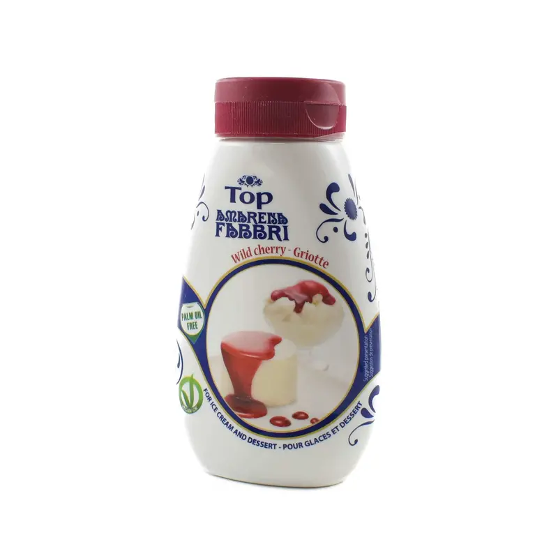 Fabbri Amarena Cherry Topping – Tart Black Cherry Sauce For Desserts, 225G 1