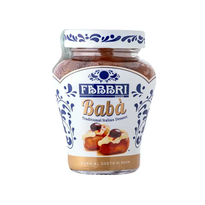 Fabbri Rhum Baba – Traditional Italian Rum-Soaked Sponge Cake, 390G 1