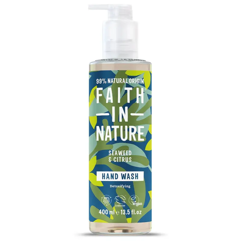 Faith In Nature Seaweed & Citrus Hand Wash – 400Ml Natural Liquid Soap 1