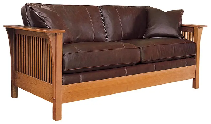 Fayetteville Contemporary Loveseat With Track Arms And Performance Fabric