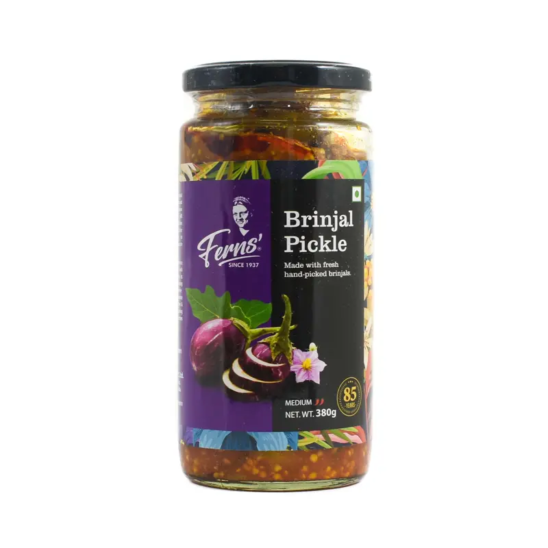 Ferns Brinjal (Eggplant) Pickle (380G) 1