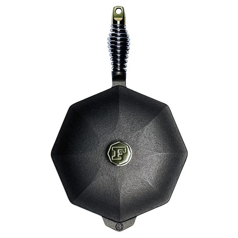 Finex 10-Inch Octagonal Cast Iron Skillet With Lid – Usa Crafted 1