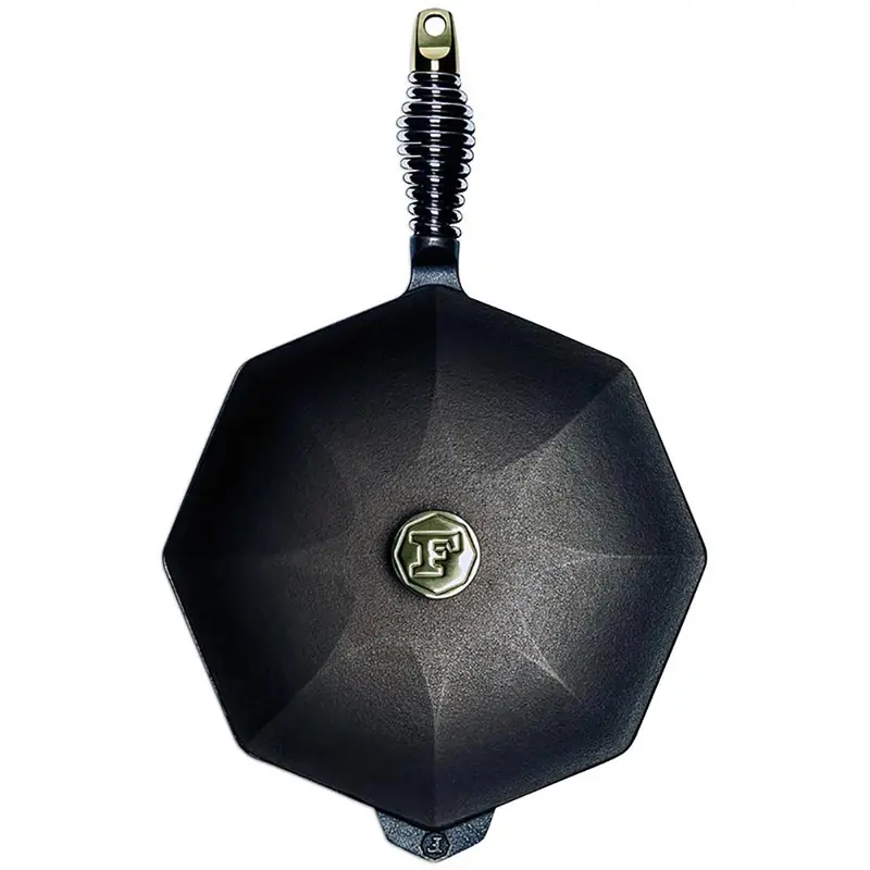 Finex 12-Inch Octagonal Cast Iron Skillet With Lid – Made In Usa 1