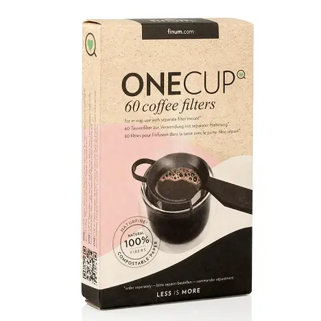 Finum Reusable One-Cup Paper Coffee Filters 1