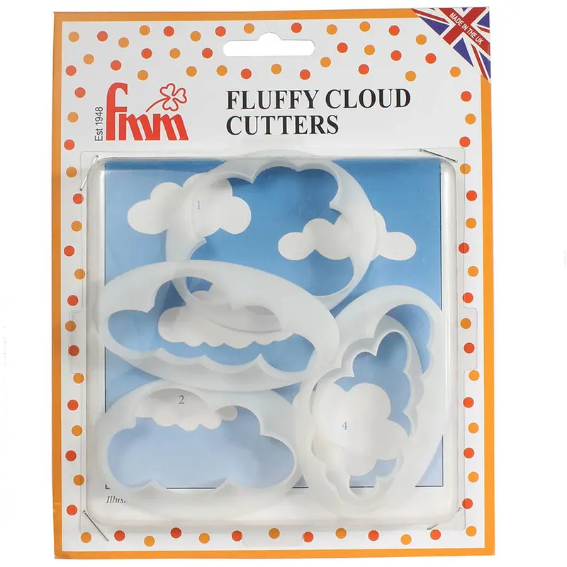 Fluffy Cloud Cookie Cutter Set 1