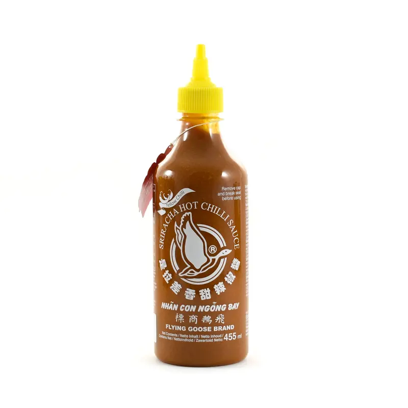 Flying Goose Traditional Yellow Sriracha Hot Sauce – 455Ml 1