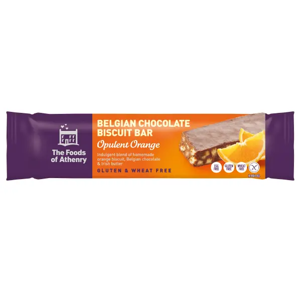 Foods Of Athenry Opulent Orange Biscuit Bars – 18 × 50G 1