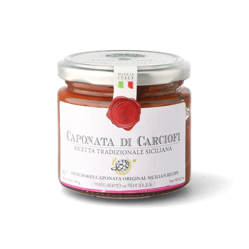 Frantoi Cutrera Artichoke Caponata From Sicily – 190G 1