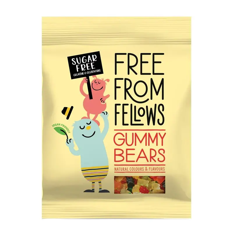 Free From Fellows Sugar-Free Gummy Bears – 10-Pack (100G Each) 1