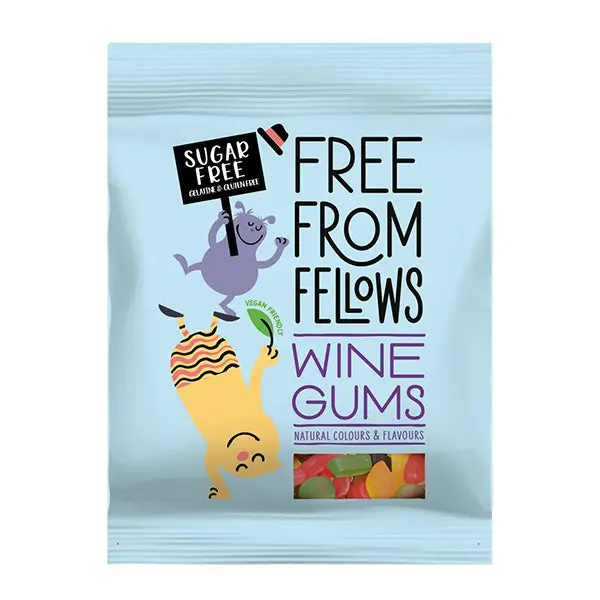 Free-From Wine Gums By Fellows – 10-Pack, 100G Each 1