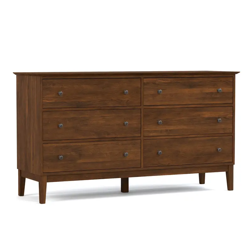 Gable Road 6-Drawer Solid Wood Dresser With Soft-Close Guides 1