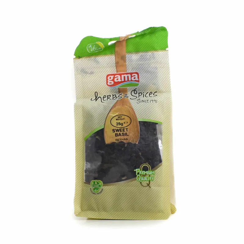 Gama Sweet Purple Basil Leaves – Fresh Culinary Herb, 25G 1
