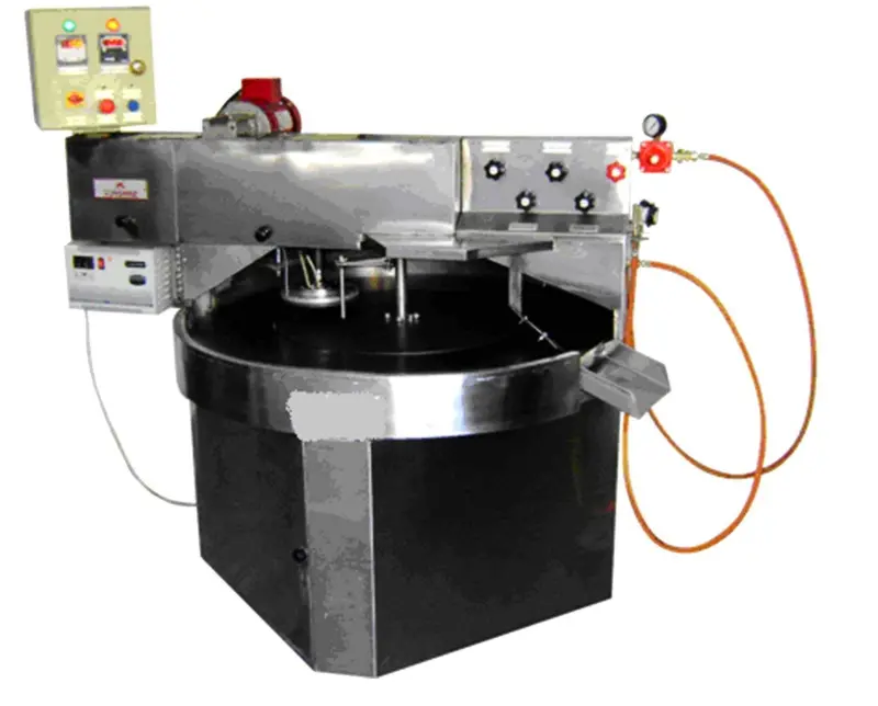 Gas-Powered Automatic Chapati Maker – Rotary Design With Plating, Oil Application, Baking & Puffing (900 Units/Hour) 1