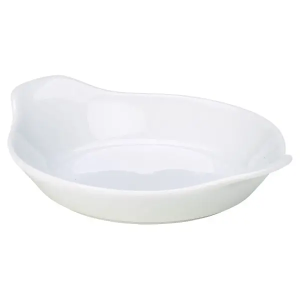 Genware 13Cm Round Eared Ceramic Dish – 5-Inch Ramekin-Style Dish, Set Of 12 1
