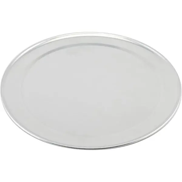 Genware 14-Inch Aluminium Flat Pizza Pan With Wide Rim – Single Unit 1