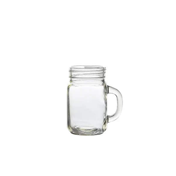 Genware 43.5Cl Glass Mason Jar – 14.7 Oz, Set Of 12 1