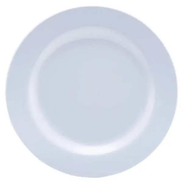 Genware 7-Inch White Melamine Dinner Plates – Dozen Pack 1