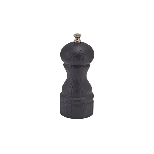 Genware Black Deep-Grain Salt And Pepper Grinder – 13 Cm (Case Of 6) 1
