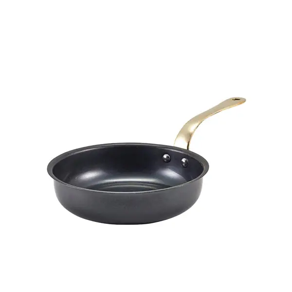 Genware Black Vintage Steel Mini Frying Pan (15.5 × 4Cm) – Set Of 6 1