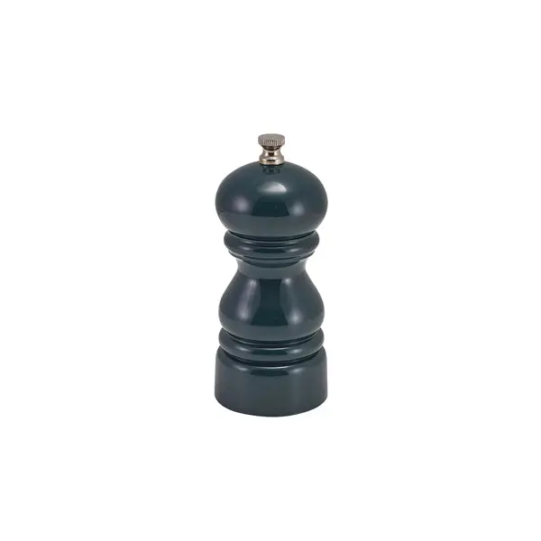 Genware Dark Green Salt & Pepper Grinder – 12.7 Cm Manual Mill (6 Per Case) 1