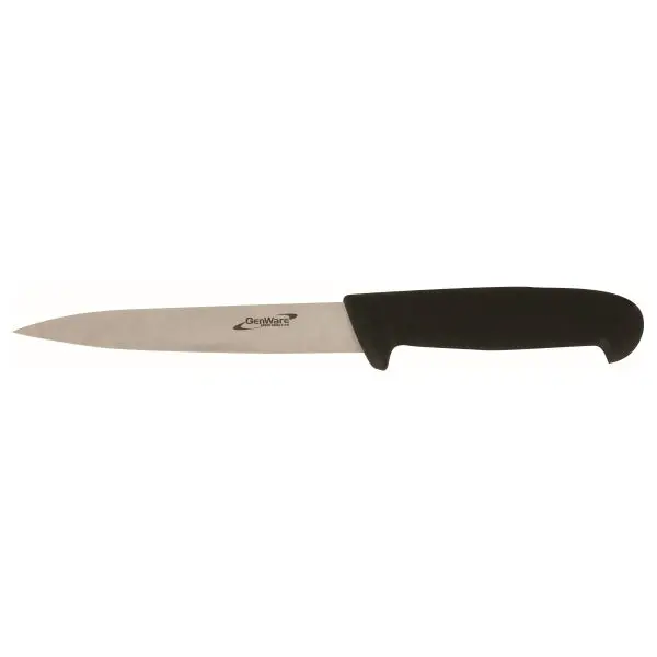 Genware Flexible 6-Inch Filleting Knife – Precision Fish Prep Tool, Single Unit 1