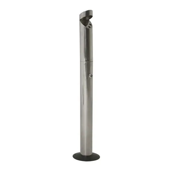 Genware Freestanding Stainless Steel Smoker’S Pole – 92 Cm Height 1