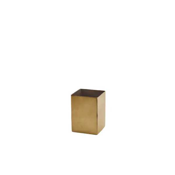 Genware Gold-Plated Stainless Steel Sachet Holder – 5Cm X 6.8Cm, 12 Per Case 1