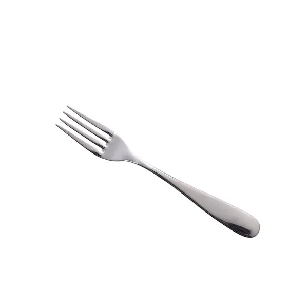 Genware Novara Stainless Steel Dessert Fork – 18/10, Pack Of 12 1