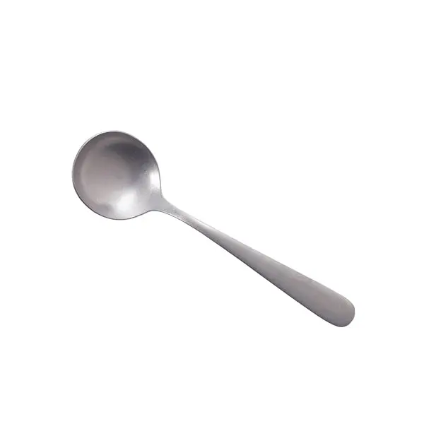 Genware Palermo Vintage-Style Stainless Steel Soup Spoon – 18/10, Pack Of 12 1