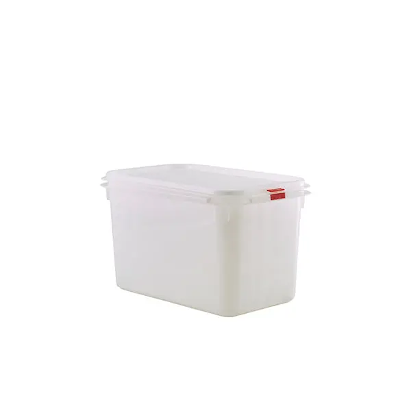 Genware Polypropylene Gn 1/4 Food Container – 150 Mm Height – Pack Of 6 1