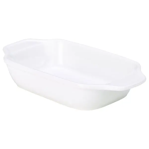 Genware Porcelain Rectangular Individual Serving Dishes – 16 × 11Cm (6.3 × 4.5″), Set Of 6 1