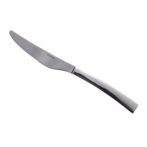 Genware Rimini Stainless Steel Table Knife – 18/10 Grade, Dozen Per Case 1