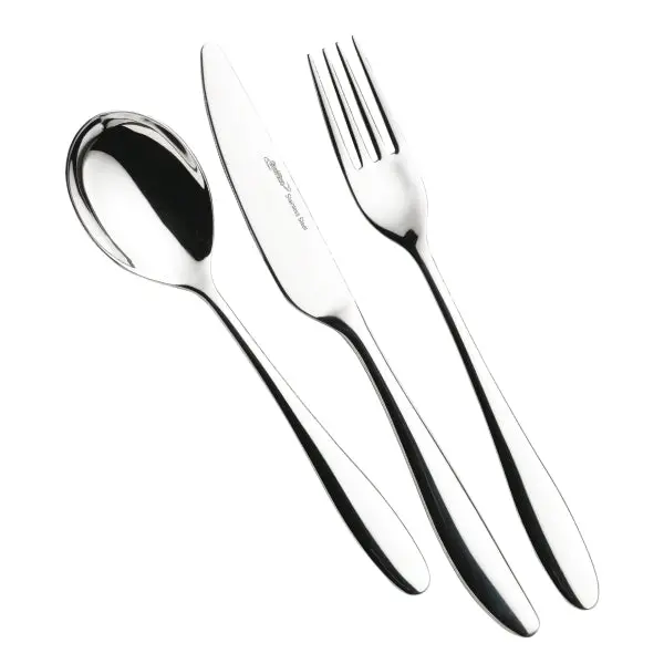 Genware Saffron Finish 18/0 Stainless Steel Table Spoon – Dozen 1