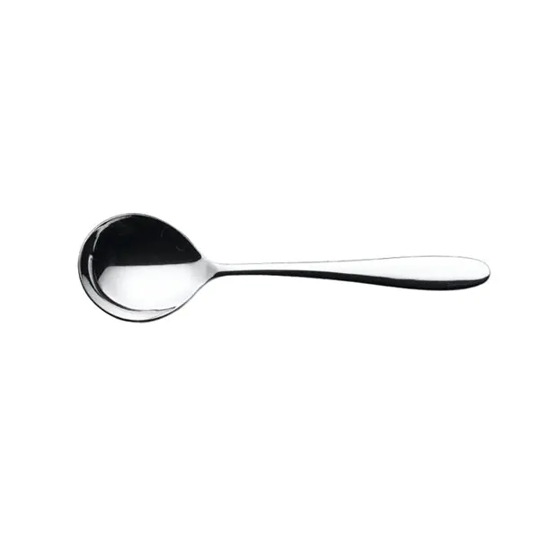 Genware Saffron Soup Spoon – 18/0 Stainless Steel, Dozen 1