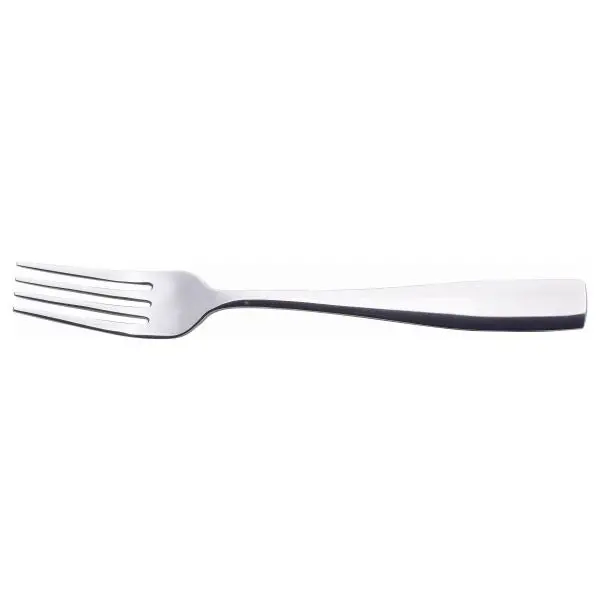 Genware Square Dessert Fork – 18/0 Stainless Steel, 12-Count 1
