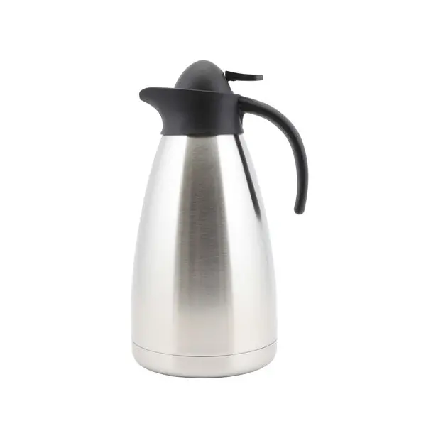 Genware Stainless Steel Vacuum Insulated Jug – 2-Liter Capacity, Single Unit 1