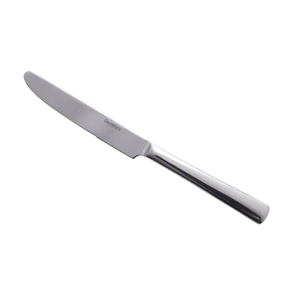 Genware Verona 18/10 Stainless Steel Table Knife – Dozen Per Case 1